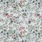 1 Yard Cotton Voile Fabric Pink and Green Floral Les Fleurs de Lamour Print Fabric